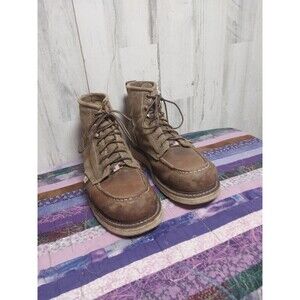 Carolina Men's 6" AMP Roughout Soft Toe Wedge Work Boot (CA7068) Size 9.5 2E